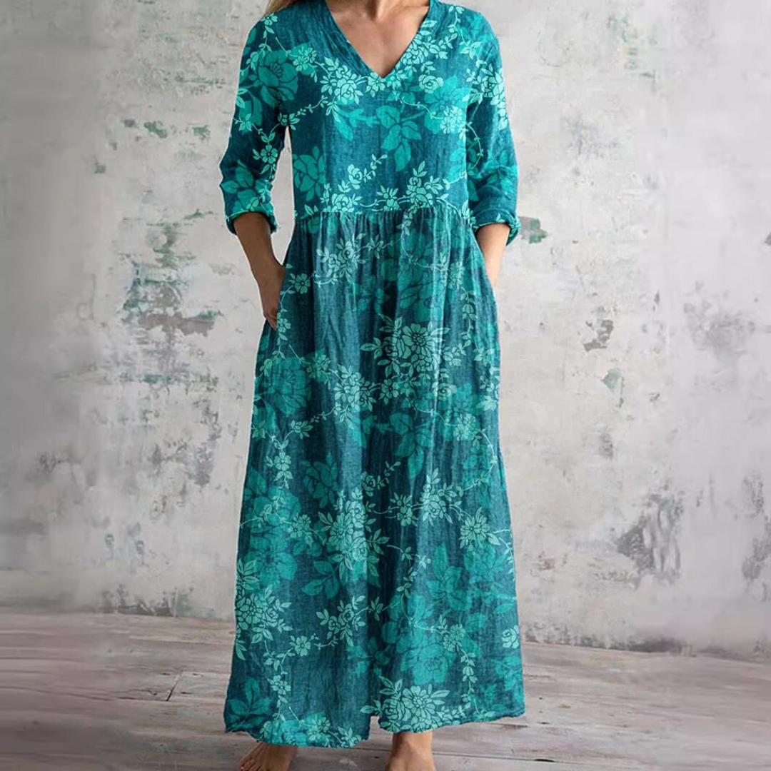 Timeless Floral Maxi Dress