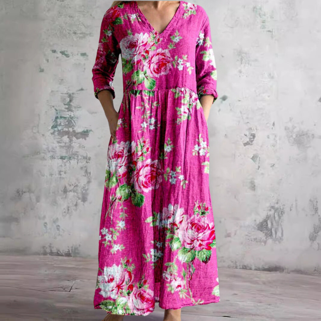 Timeless Floral Maxi Dress