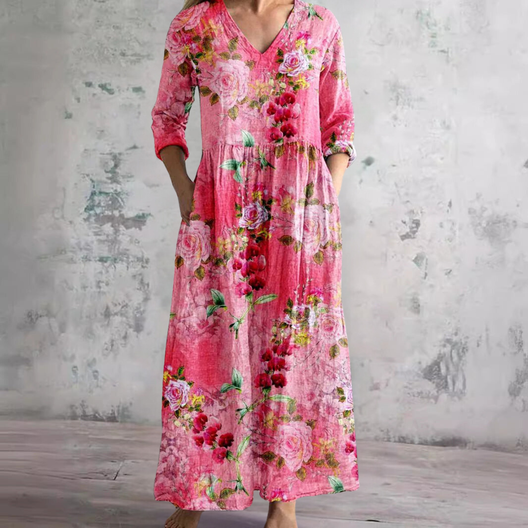 Timeless Floral Maxi Dress