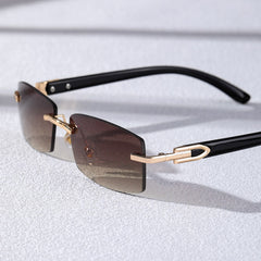 Rimless Retroview Sunglasses