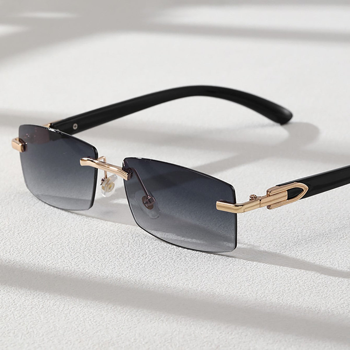 Rimless Retroview Sunglasses