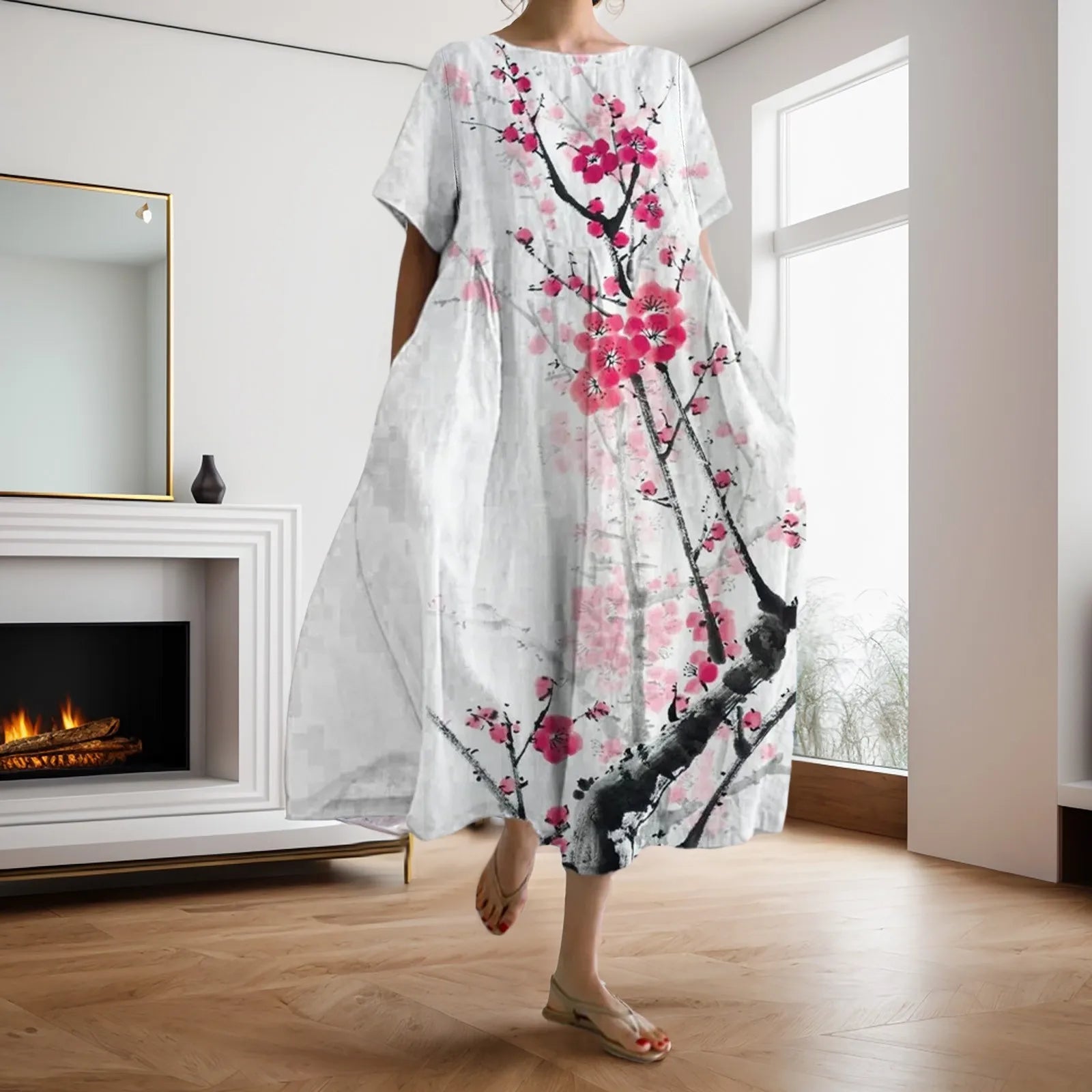 Comfy Floral Dress