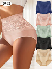 Pack of 5 High-Waisted Shaping Panties