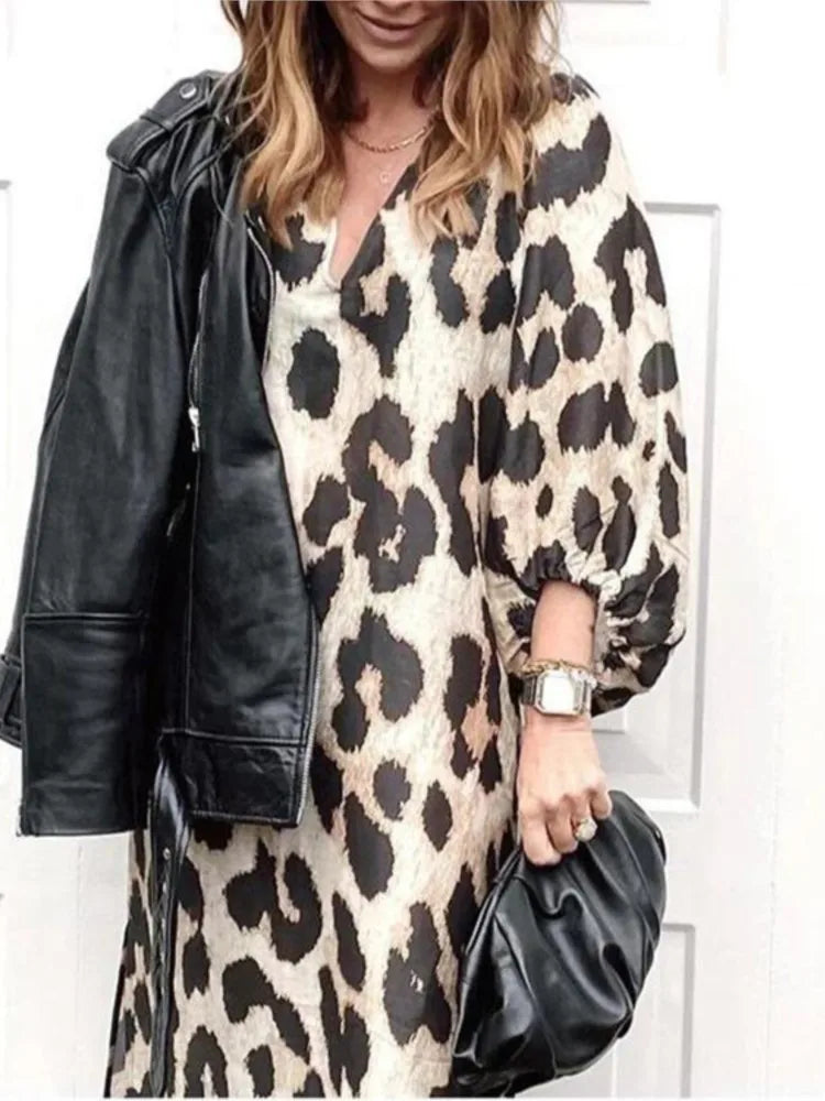 Leopard Print Dress