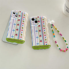 Vintage Floral Pattern iPhone Case