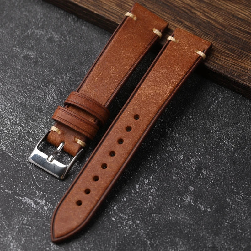 Genuine Leather Virtue Watchband