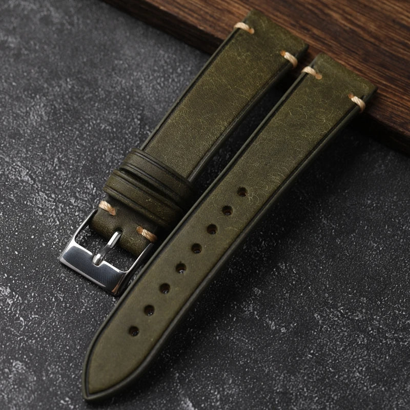Genuine Leather Virtue Watchband