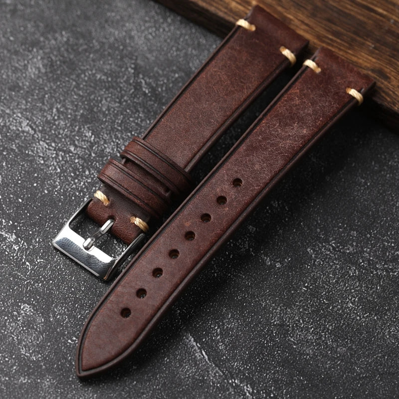Genuine Leather Virtue Watchband
