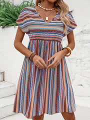Striped Boho Style Dress