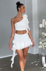 Daina Mini Skirt - Ivory