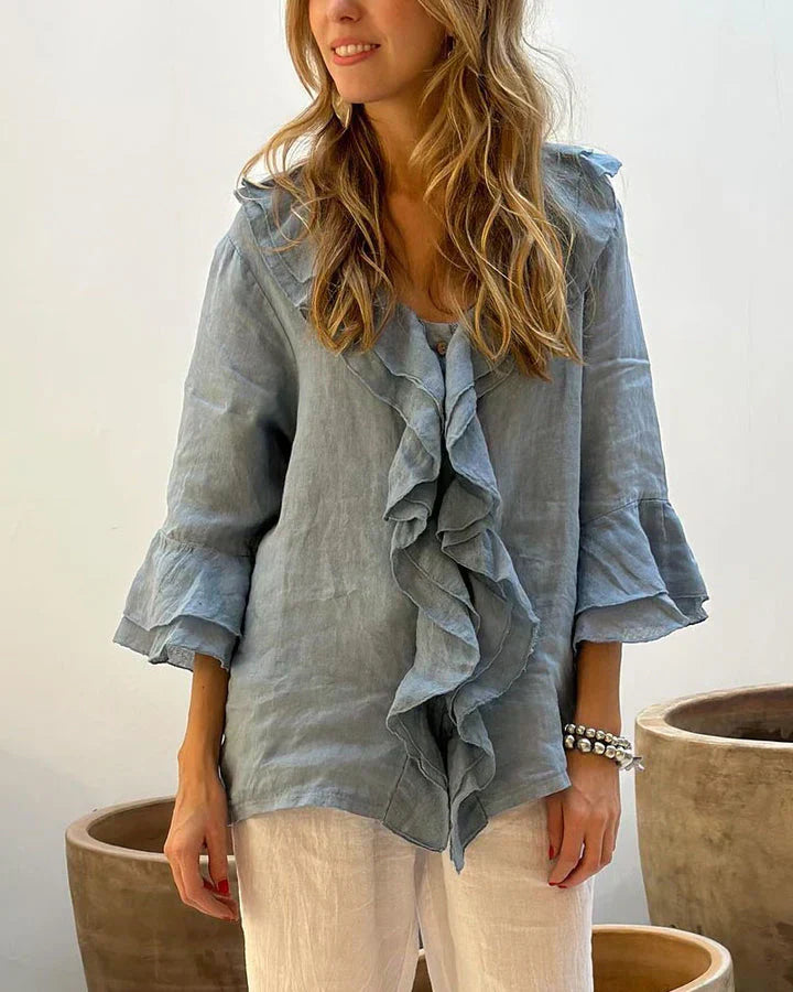 Casual Ruffle Blouse