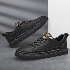 Helston Genuine Leather Sneakers