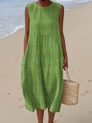 Sleeveless Midi Dress