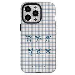 Gingham Bows iPhone Case