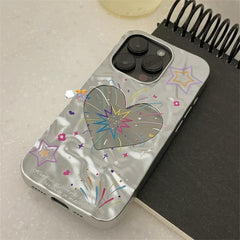 Heart Fireworks iPhone Case