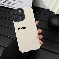 Hello Minimalist IPhone Case