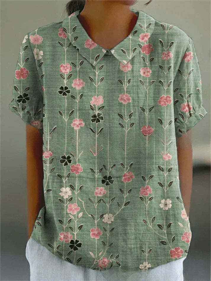 Floral Pattern Blouse