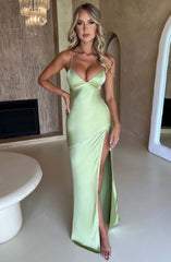 Isobel Maxikleid - Salbeigrün