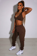 Ivy Luxe Trainingshose - Schokolade 