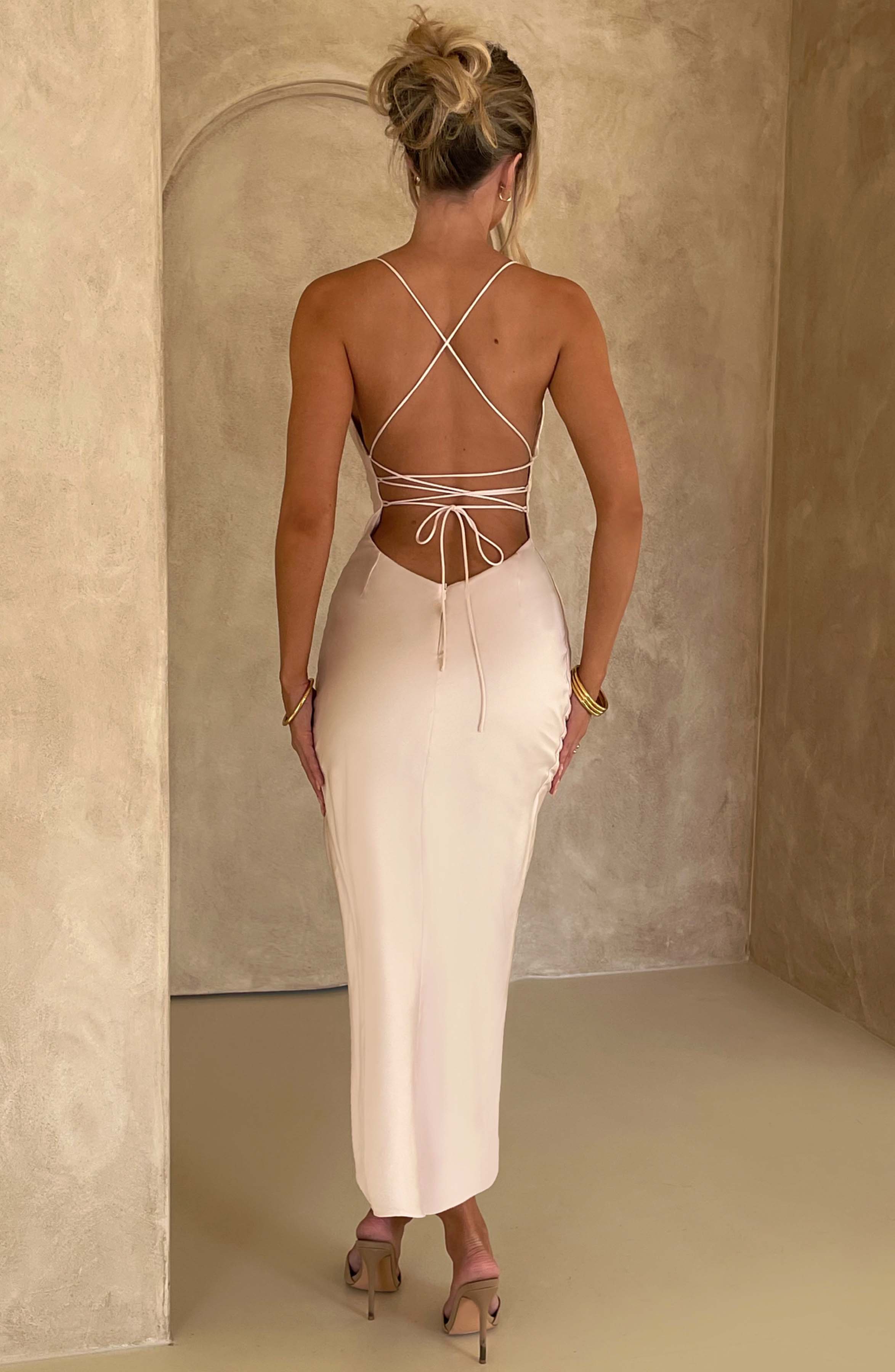 Jaida Midikleid - Elfenbein