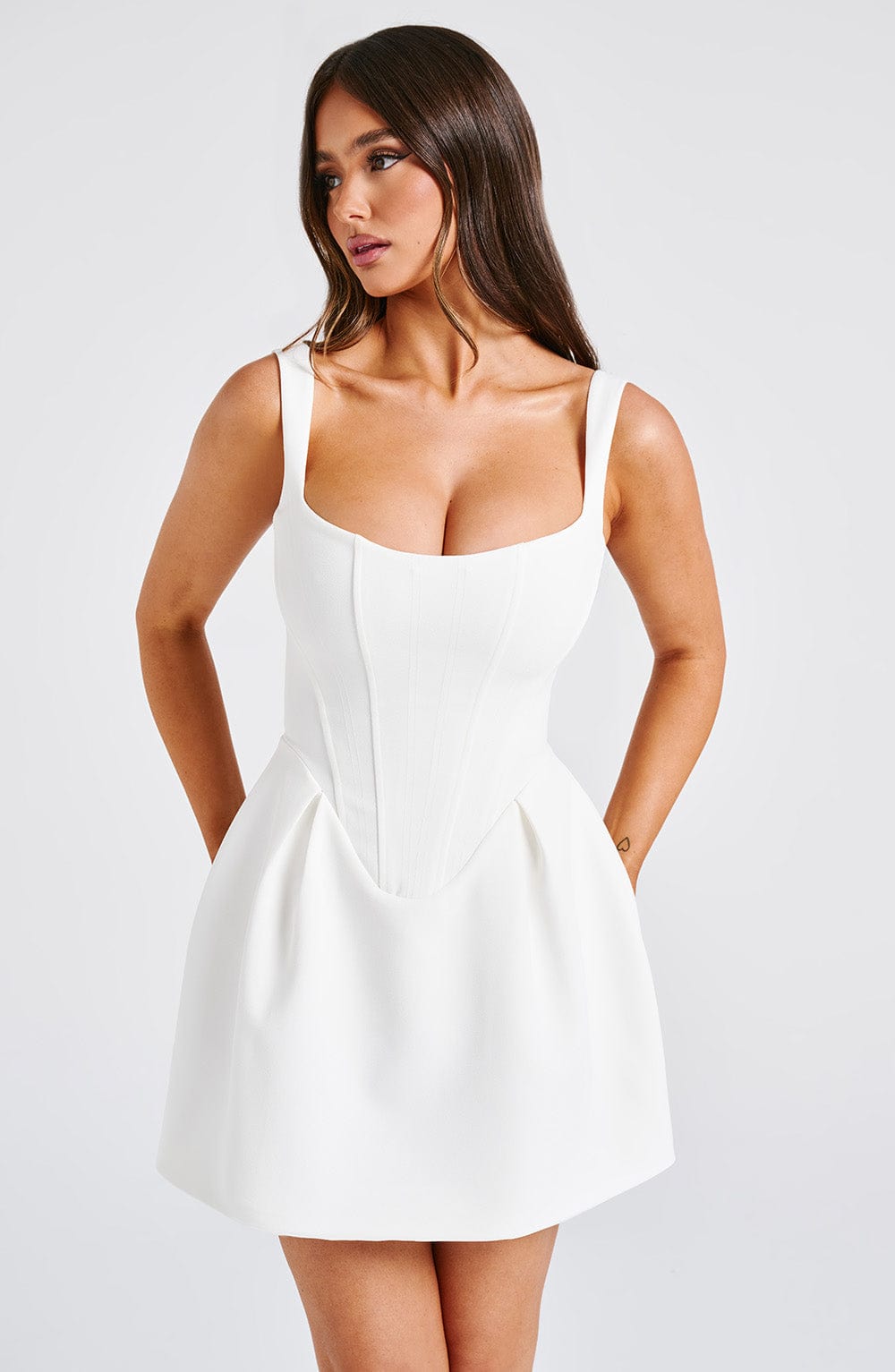 Janiyah Minikleid - Elfenbein