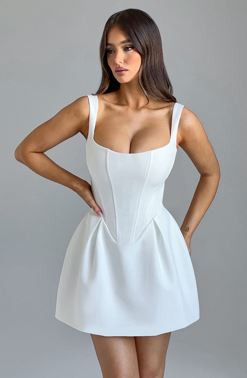Janiyah Minikleid - Elfenbein