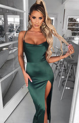 Jessica Maxikleid - Smaragdgrün 