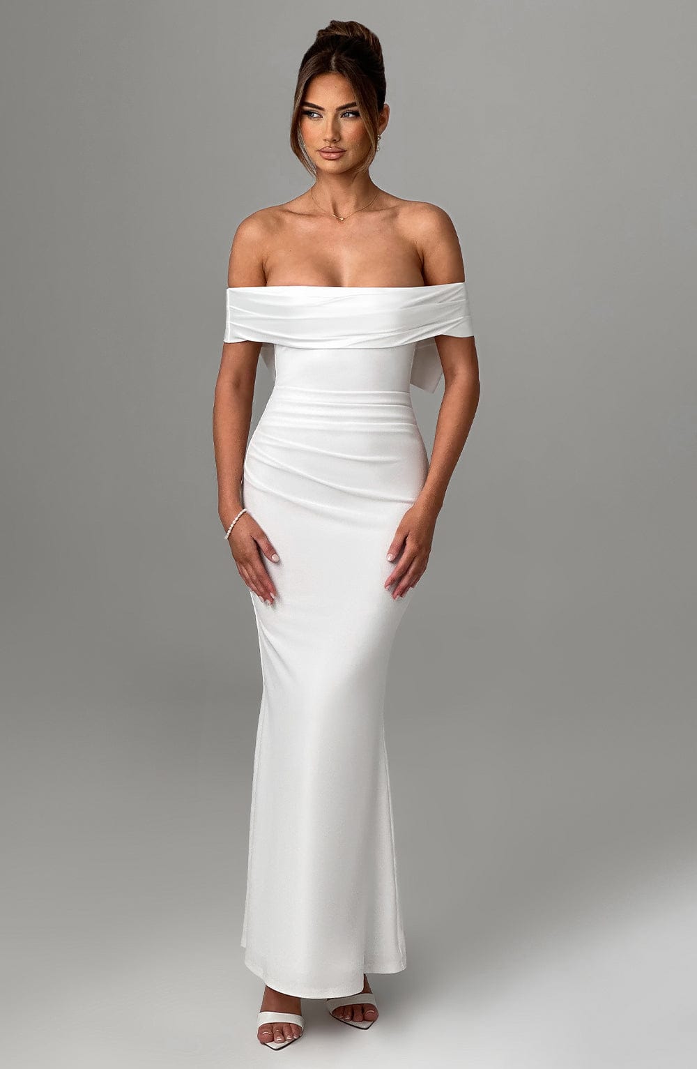 Joanna Maxikleid - Elfenbein