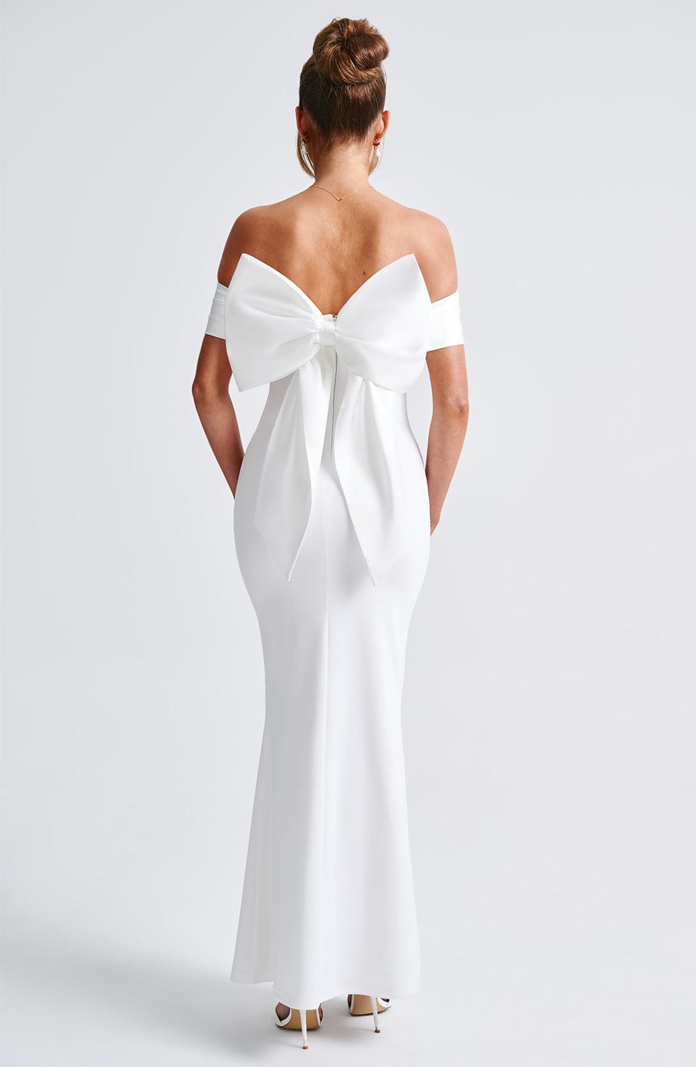 Joanna Maxikleid - Elfenbein