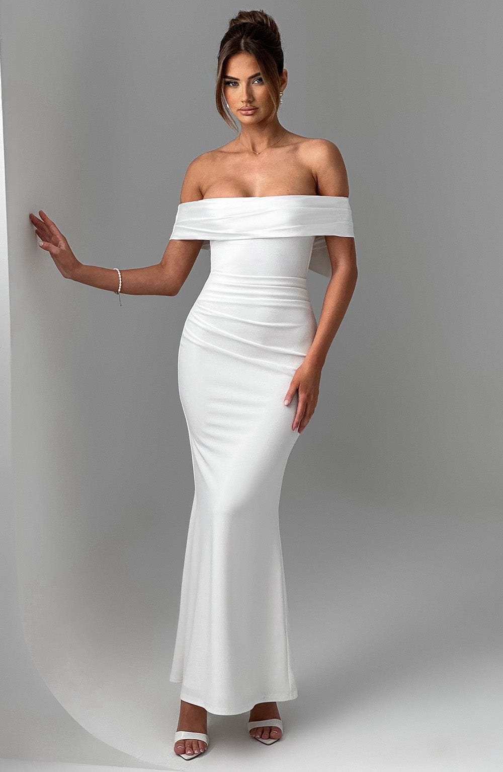 Joanna Maxikleid - Elfenbein