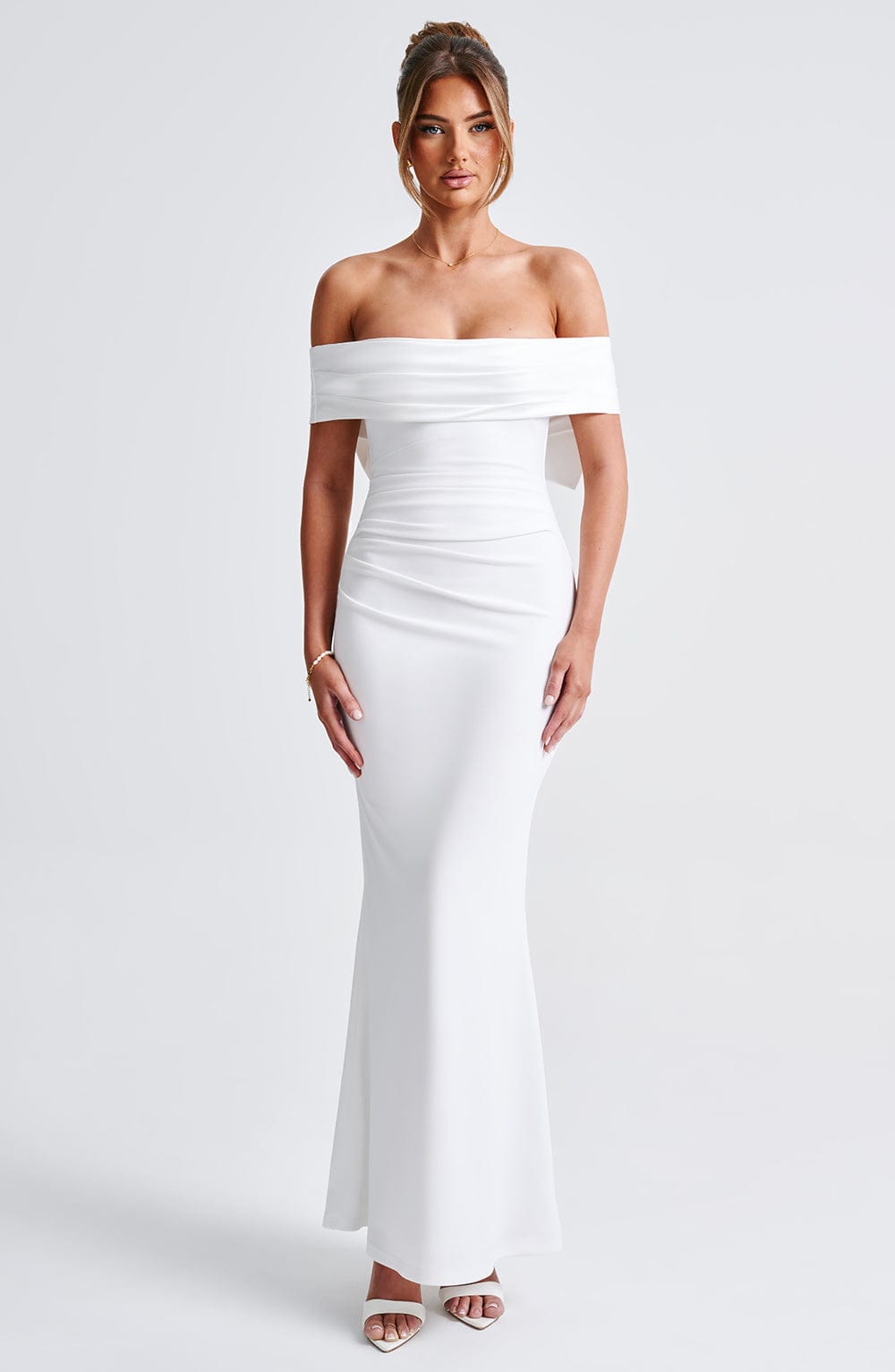 Joanna Maxikleid - Elfenbein