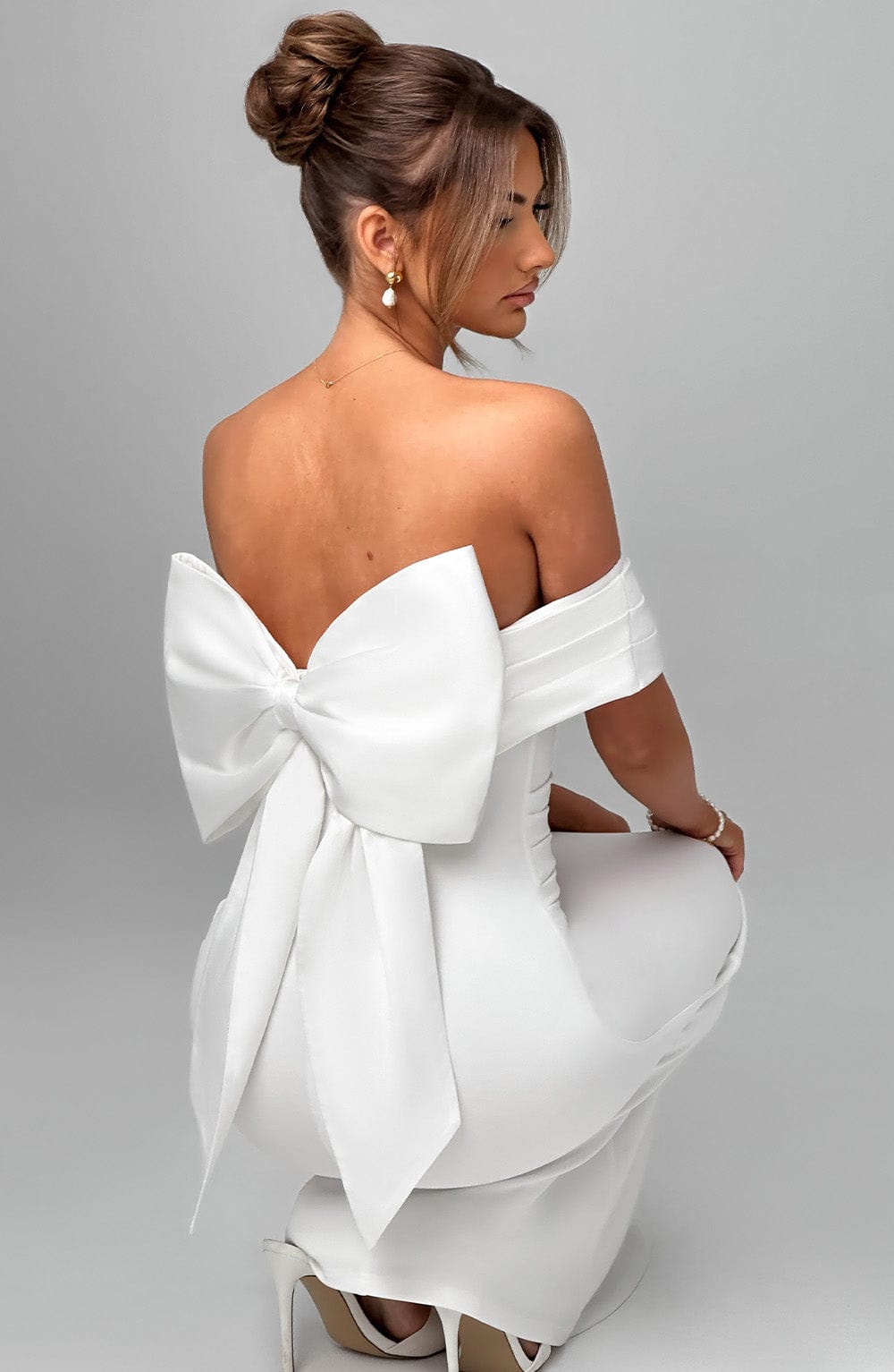 Joanna Maxikleid - Elfenbein