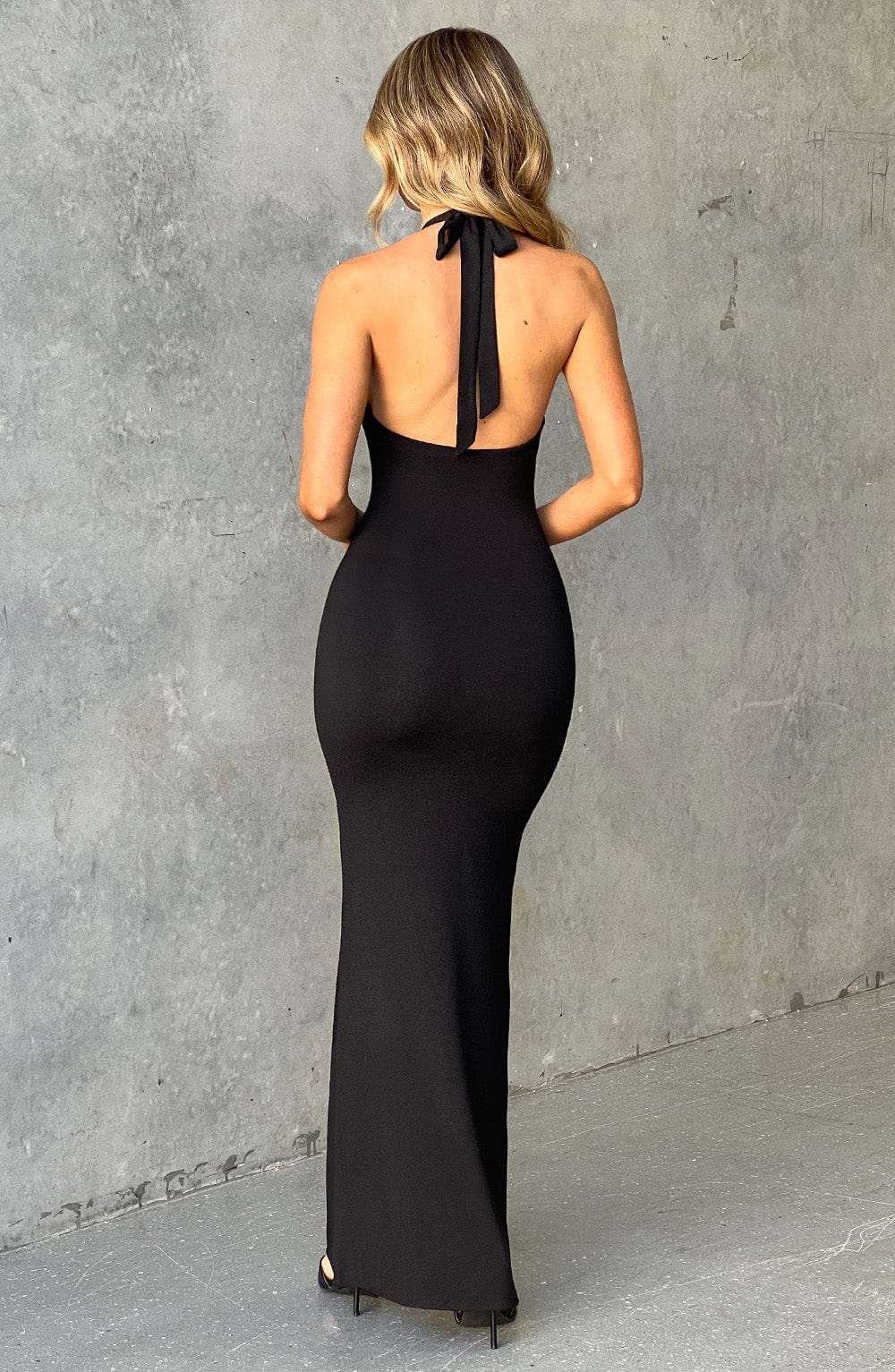 Jodie Maxikleid - Tiefschwarz
