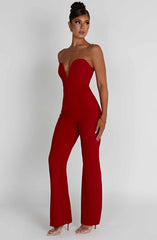 Jordi Jumpsuit - Rot