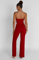 Jordi Jumpsuit - Rot