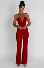 Jordi Jumpsuit - Rot