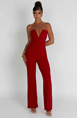 Jordi Jumpsuit - Rot