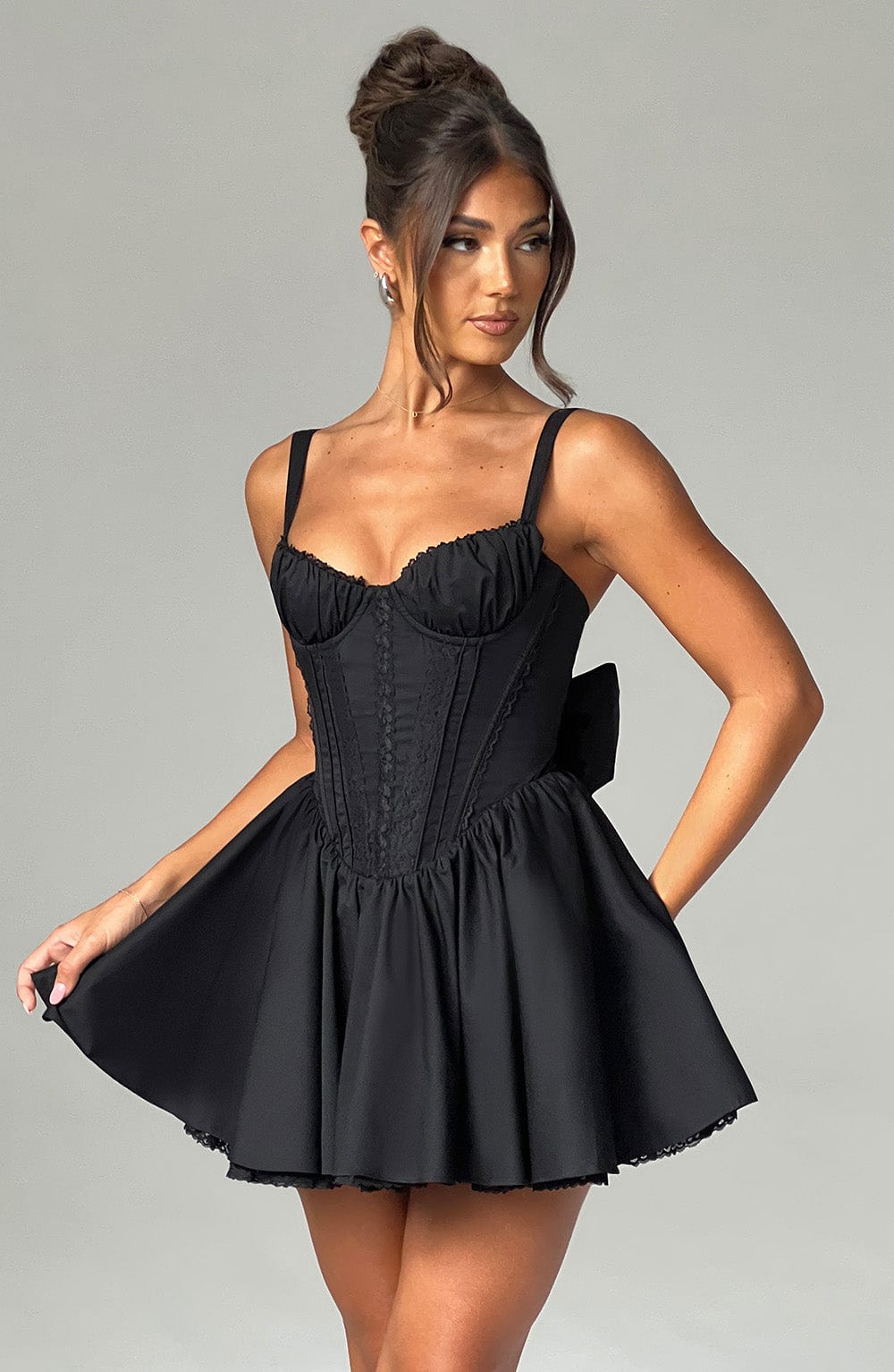 Josie Minikleid - Schwarz