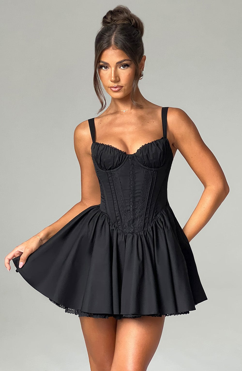 Josie Minikleid - Schwarz