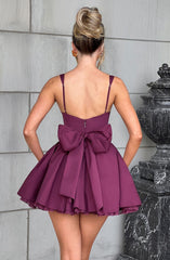 Josie Minikleid - Kirschlack