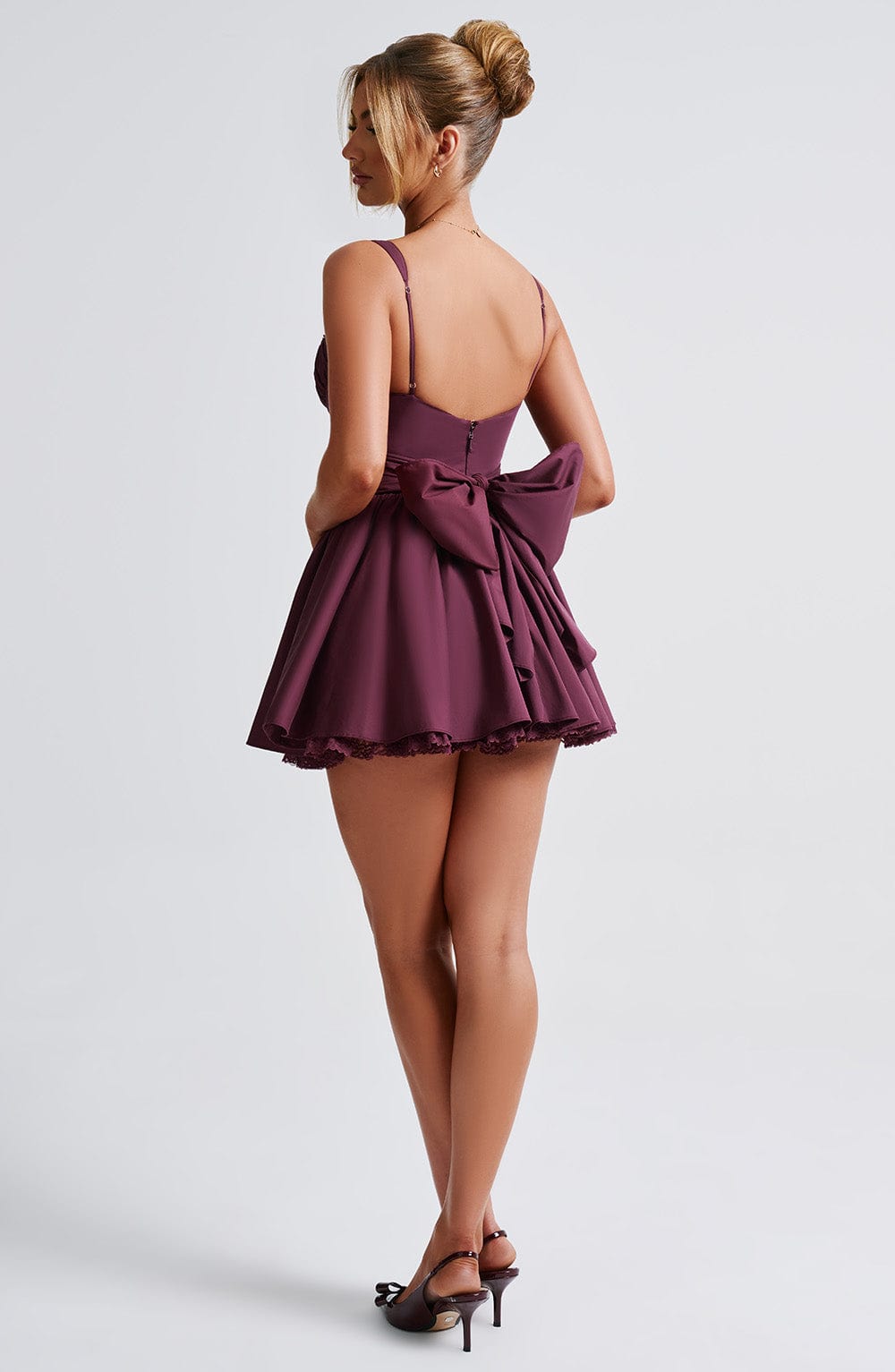 Josie Minikleid - Kirschlack