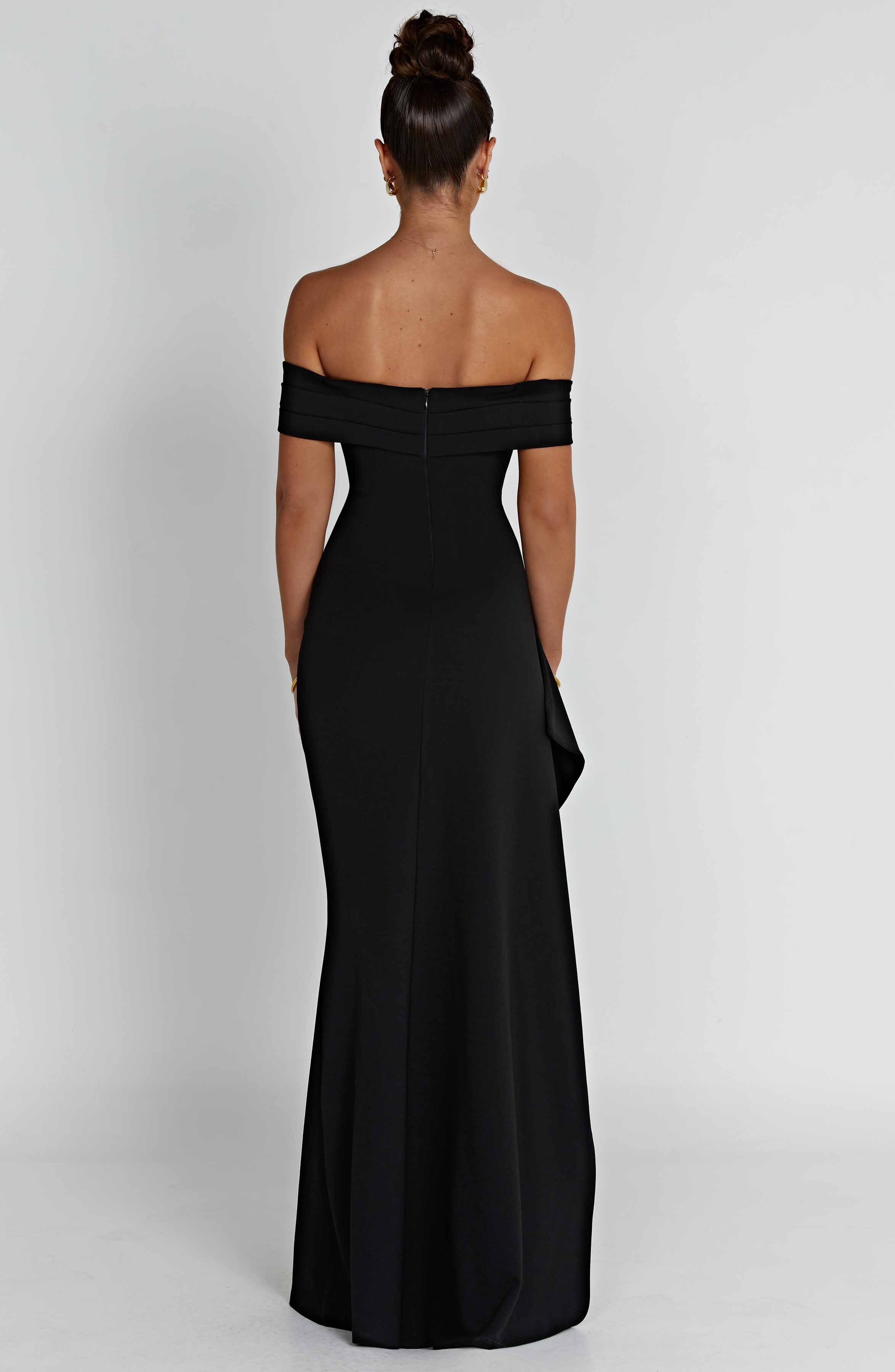 Joyce Maxikleid - Schwarz