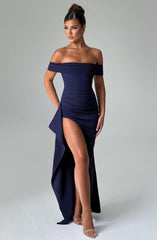 Joyce Maxikleid - Marineblau