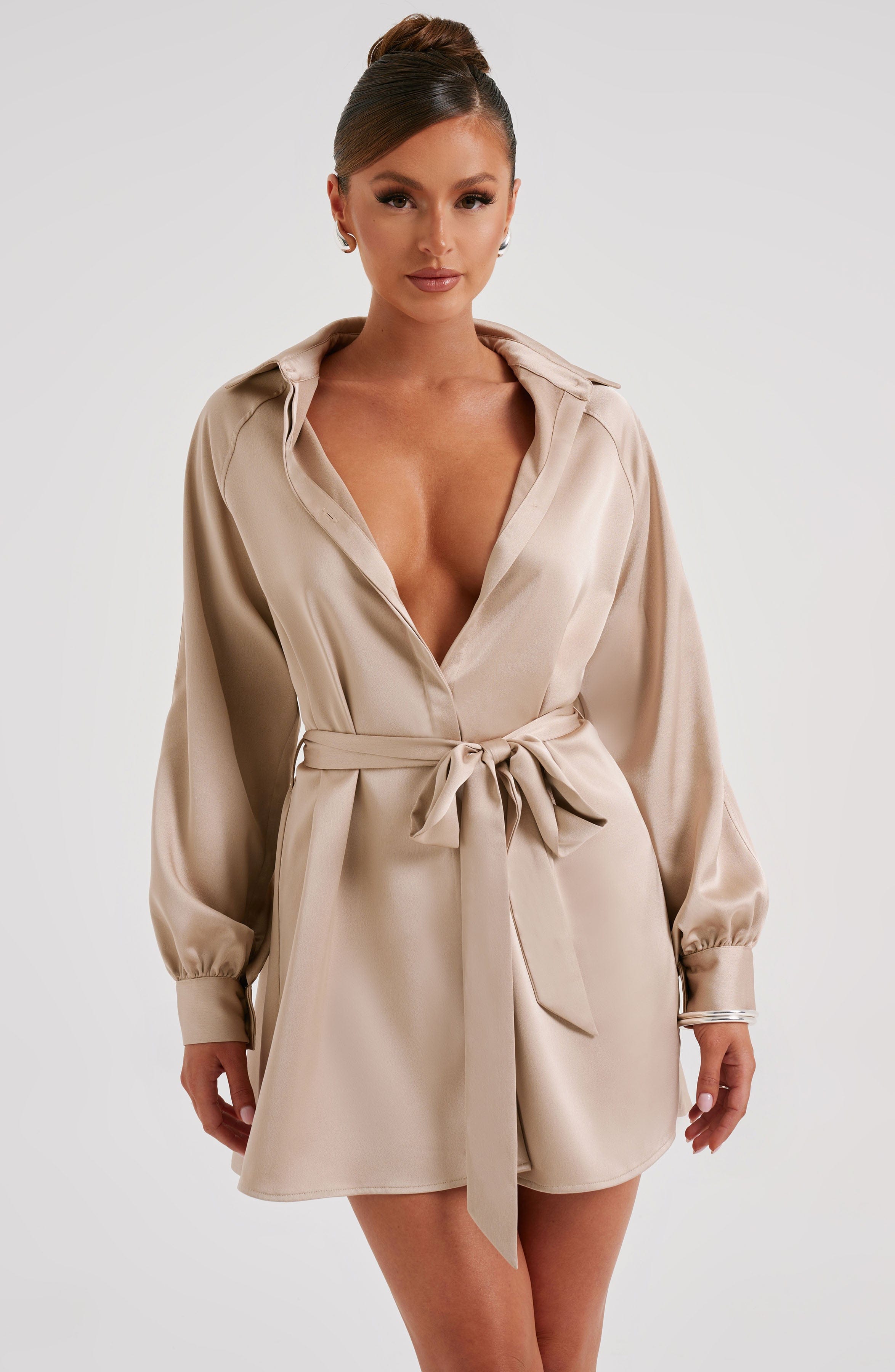 Kara Minikleid - Champagner