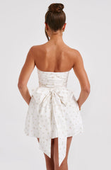 Katrina Minikleid – Rosa Blumendruck