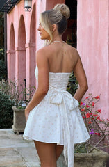 Katrina Minikleid – Rosa Blumendruck