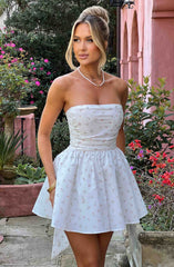 Katrina Minikleid – Rosa Blumendruck