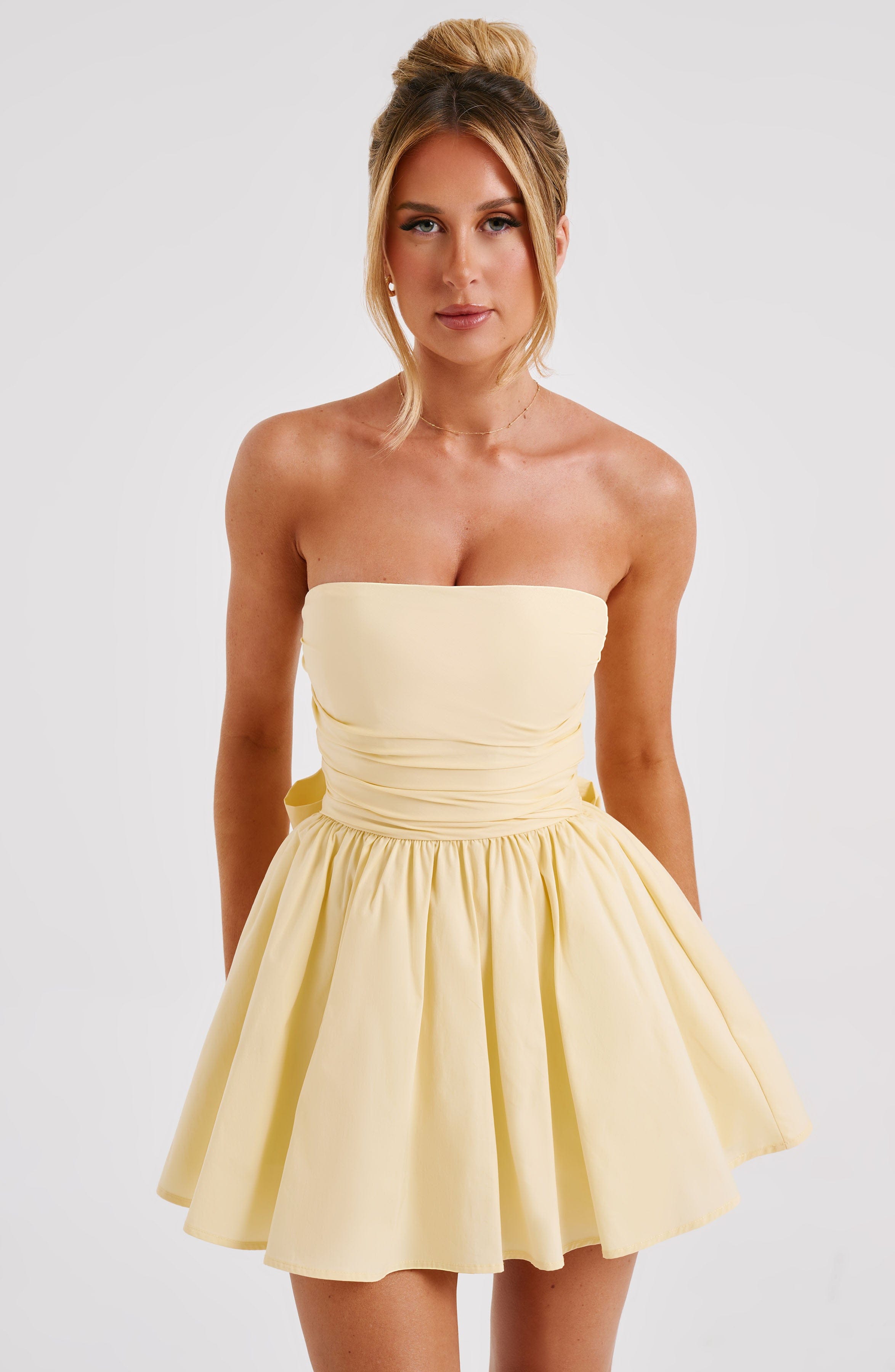 Katrina Minikleid - Zitronengelb