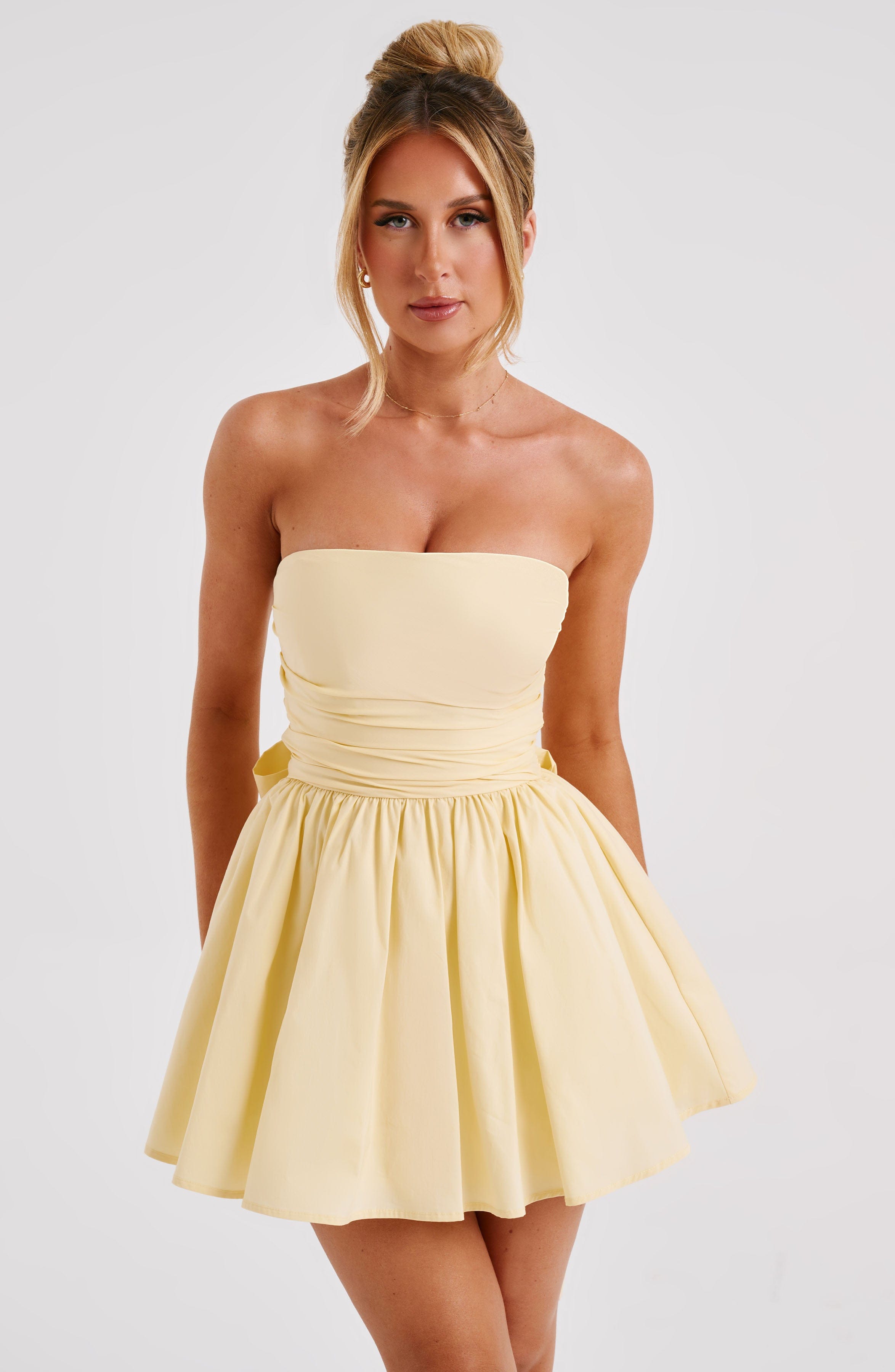 Katrina Minikleid - Zitronengelb