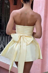 Katrina Minikleid - Zitronengelb